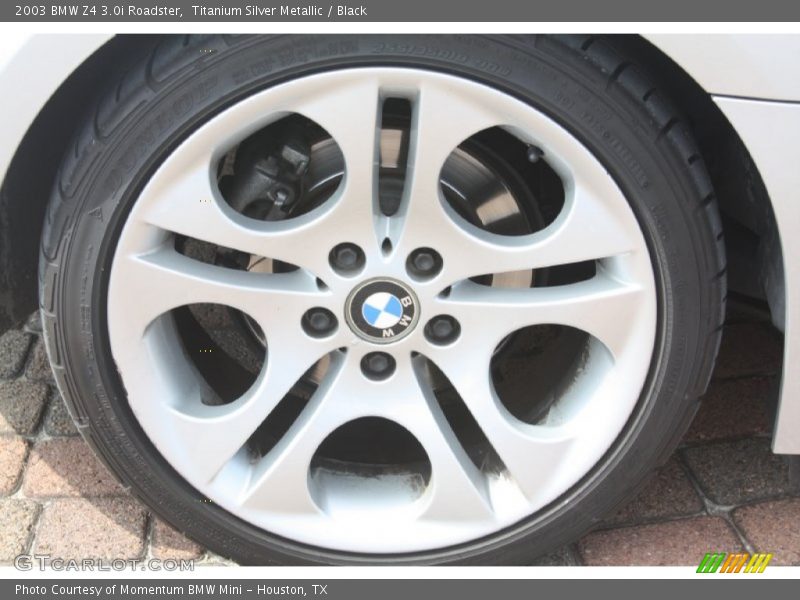 Titanium Silver Metallic / Black 2003 BMW Z4 3.0i Roadster