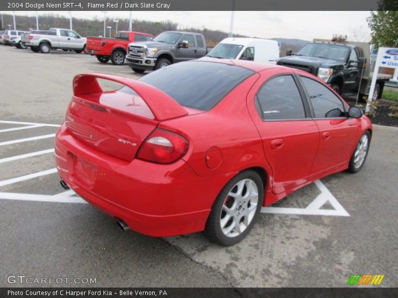 Flame Red / Dark Slate Gray 2004 Dodge Neon SRT-4