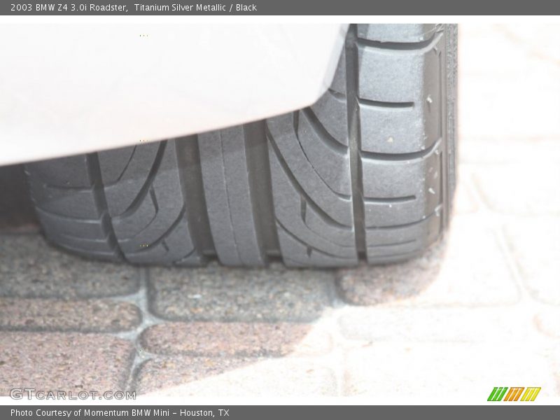 Titanium Silver Metallic / Black 2003 BMW Z4 3.0i Roadster