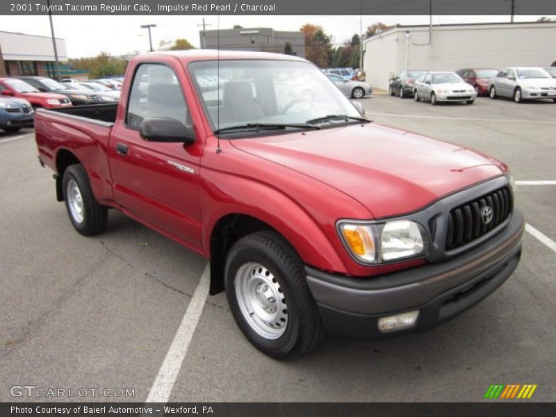 Front 3/4 View of 2001 Tacoma Regular Cab