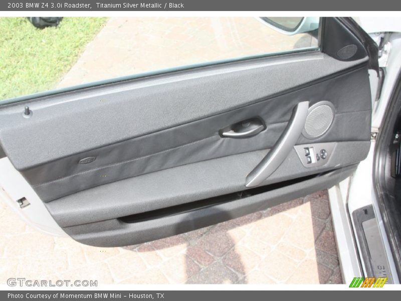 Titanium Silver Metallic / Black 2003 BMW Z4 3.0i Roadster