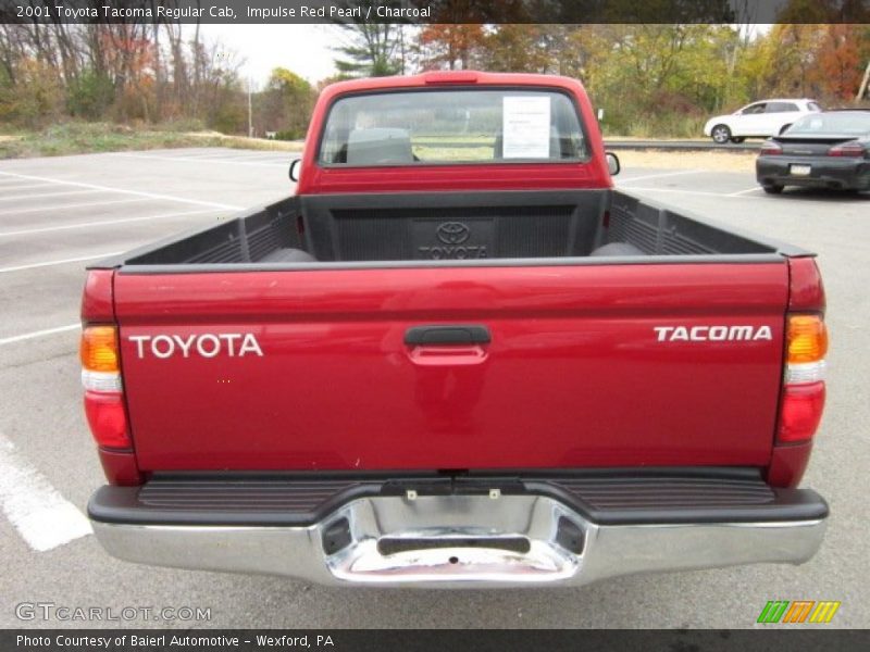Impulse Red Pearl / Charcoal 2001 Toyota Tacoma Regular Cab