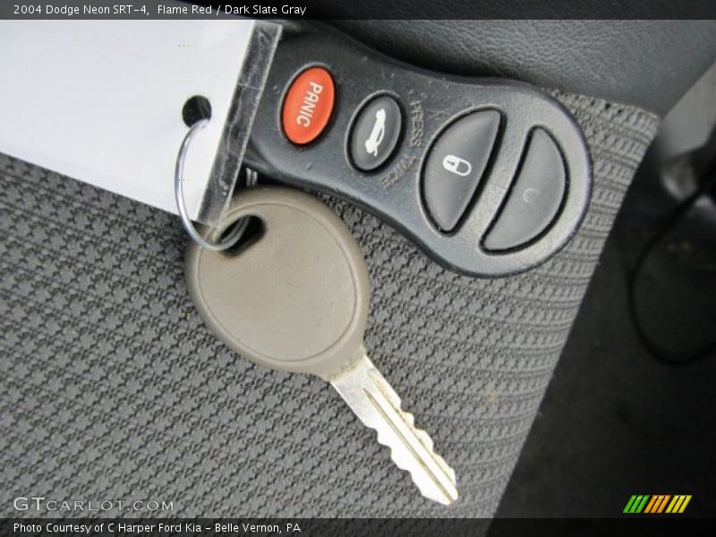 Flame Red / Dark Slate Gray 2004 Dodge Neon SRT-4