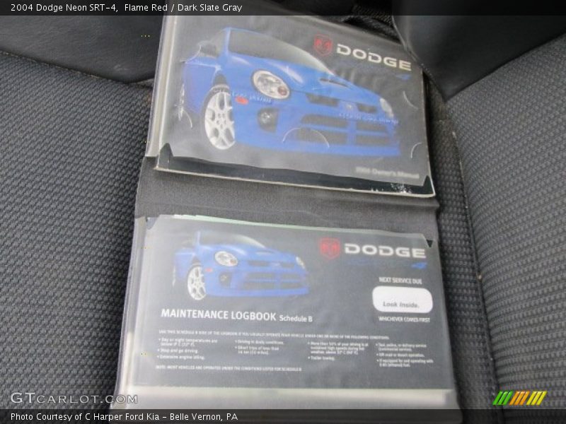 Flame Red / Dark Slate Gray 2004 Dodge Neon SRT-4