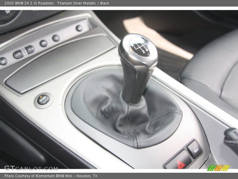 Titanium Silver Metallic / Black 2003 BMW Z4 3.0i Roadster