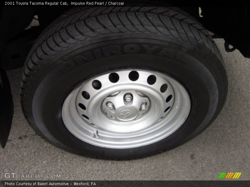 Impulse Red Pearl / Charcoal 2001 Toyota Tacoma Regular Cab