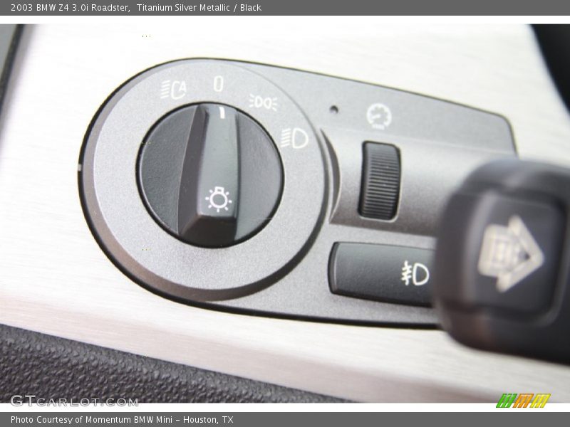 Titanium Silver Metallic / Black 2003 BMW Z4 3.0i Roadster