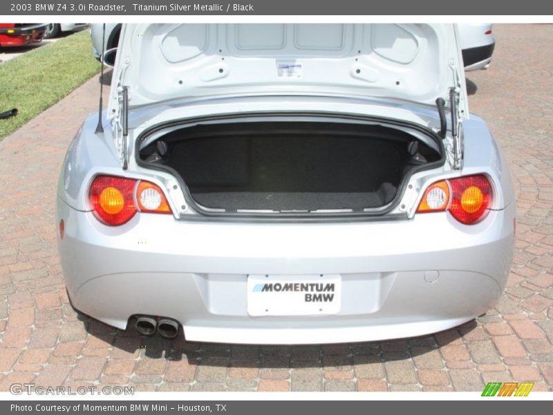Titanium Silver Metallic / Black 2003 BMW Z4 3.0i Roadster