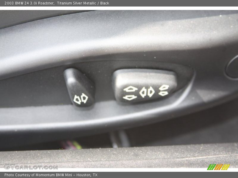 Titanium Silver Metallic / Black 2003 BMW Z4 3.0i Roadster