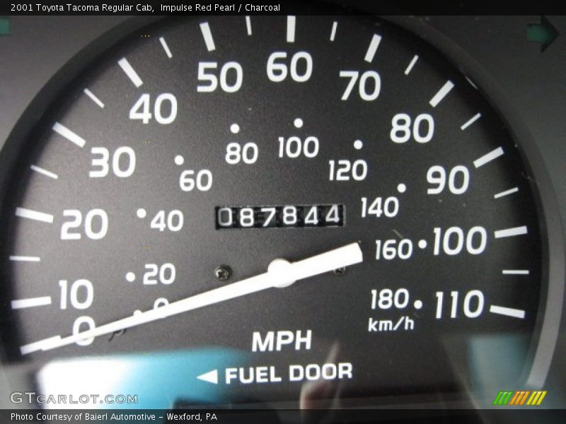 Impulse Red Pearl / Charcoal 2001 Toyota Tacoma Regular Cab