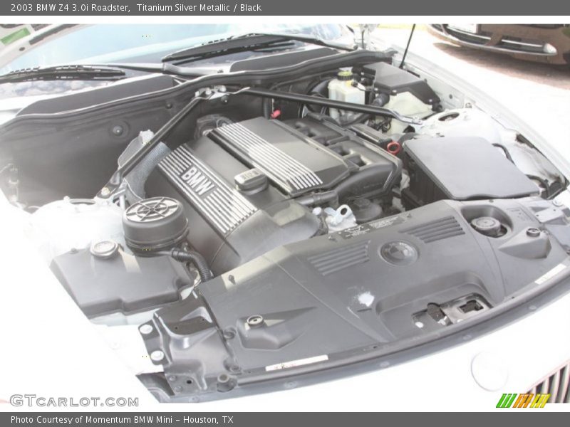 Titanium Silver Metallic / Black 2003 BMW Z4 3.0i Roadster