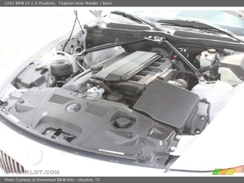 Titanium Silver Metallic / Black 2003 BMW Z4 3.0i Roadster