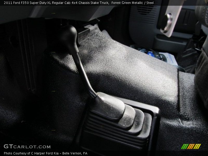Controls of 2011 F350 Super Duty XL Regular Cab 4x4 Chassis Stake Truck