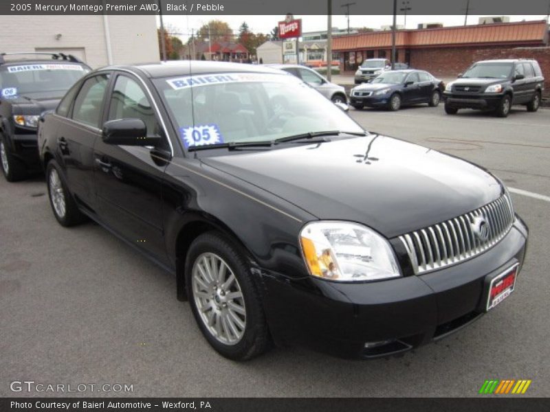 Black / Pebble 2005 Mercury Montego Premier AWD