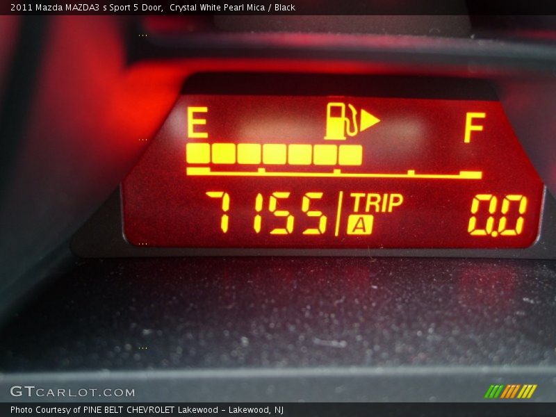 Crystal White Pearl Mica / Black 2011 Mazda MAZDA3 s Sport 5 Door