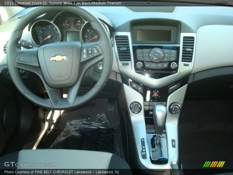 Summit White / Jet Black/Medium Titanium 2012 Chevrolet Cruze LS