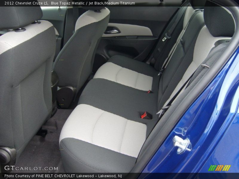 Blue Topaz Metallic / Jet Black/Medium Titanium 2012 Chevrolet Cruze LS