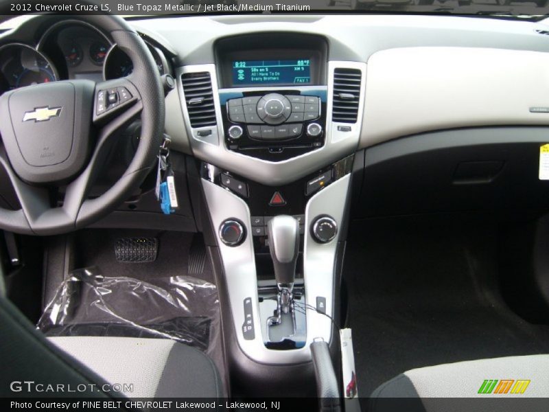 Blue Topaz Metallic / Jet Black/Medium Titanium 2012 Chevrolet Cruze LS
