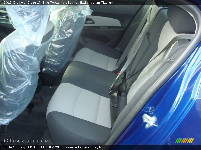 Blue Topaz Metallic / Jet Black/Medium Titanium 2012 Chevrolet Cruze LS