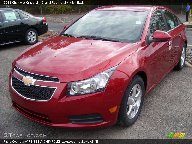 Crystal Red Metallic / Jet Black 2012 Chevrolet Cruze LT