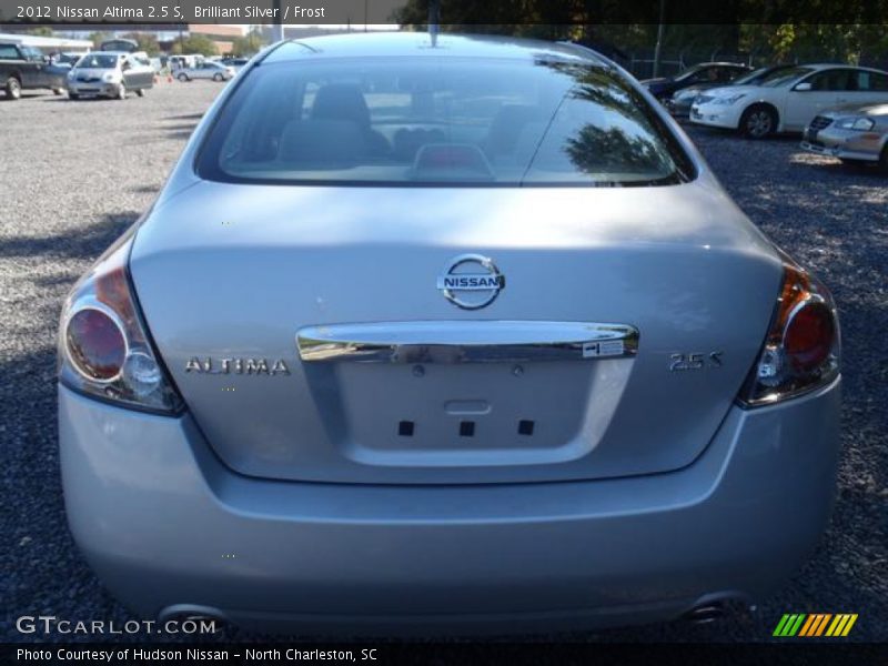 Brilliant Silver / Frost 2012 Nissan Altima 2.5 S