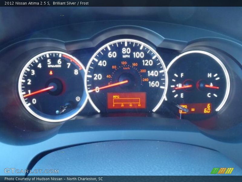  2012 Altima 2.5 S 2.5 S Gauges