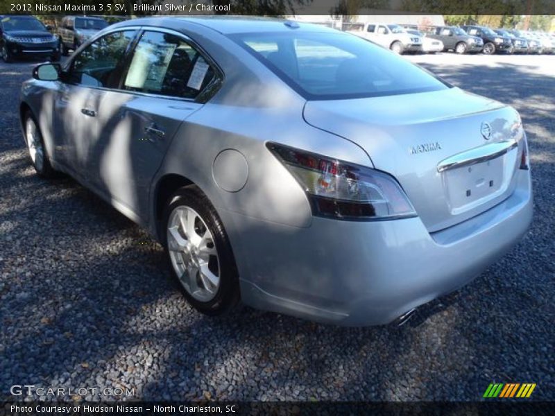 Brilliant Silver / Charcoal 2012 Nissan Maxima 3.5 SV
