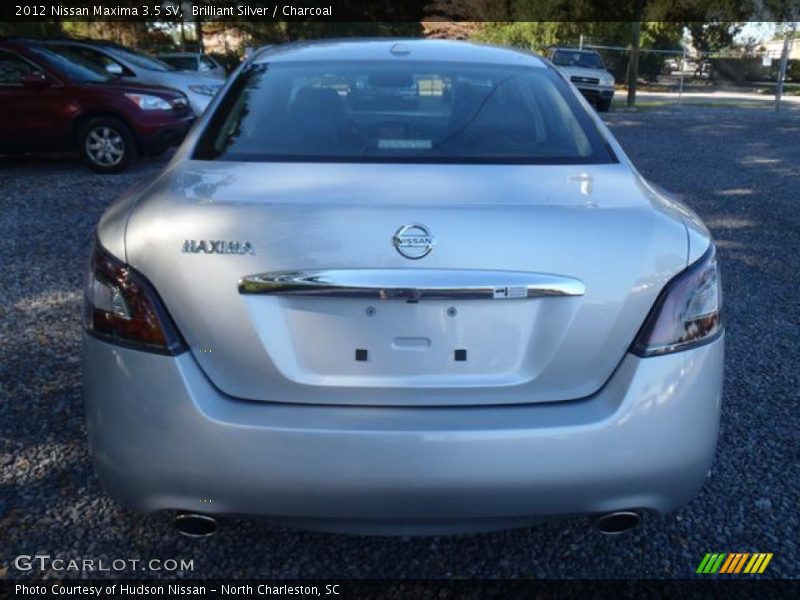 Brilliant Silver / Charcoal 2012 Nissan Maxima 3.5 SV