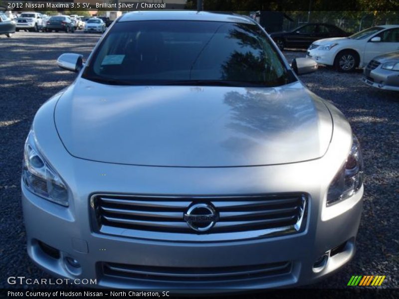 Brilliant Silver / Charcoal 2012 Nissan Maxima 3.5 SV