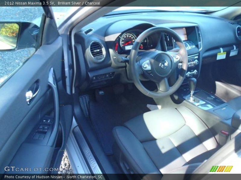 Brilliant Silver / Charcoal 2012 Nissan Maxima 3.5 SV