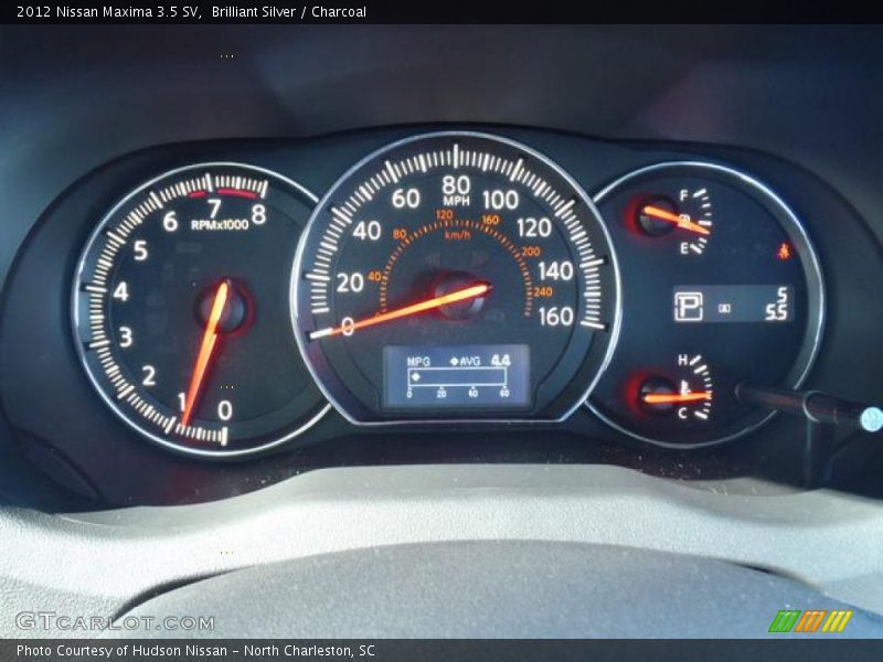 Brilliant Silver / Charcoal 2012 Nissan Maxima 3.5 SV
