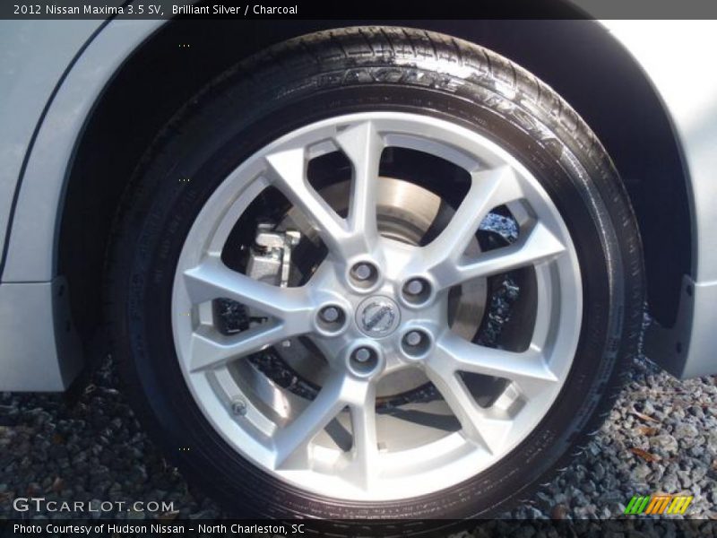 Brilliant Silver / Charcoal 2012 Nissan Maxima 3.5 SV