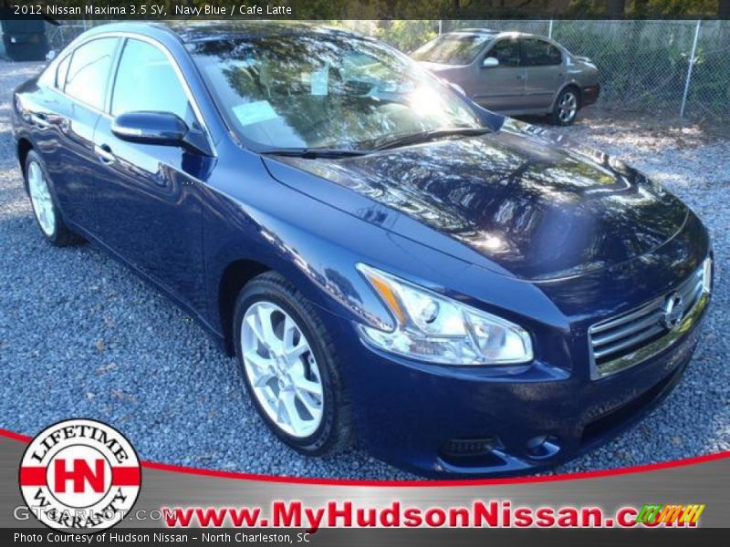 Navy Blue / Cafe Latte 2012 Nissan Maxima 3.5 SV