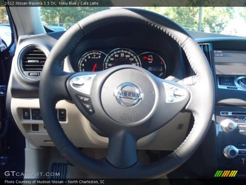 Navy Blue / Cafe Latte 2012 Nissan Maxima 3.5 SV