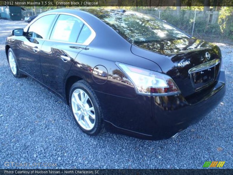 Crimson Black / Charcoal 2012 Nissan Maxima 3.5 SV