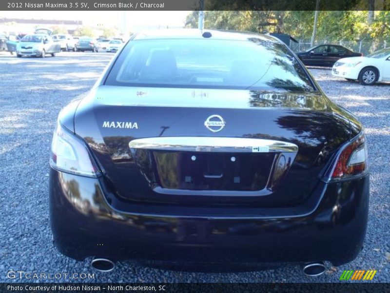 Crimson Black / Charcoal 2012 Nissan Maxima 3.5 SV