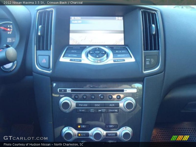 Crimson Black / Charcoal 2012 Nissan Maxima 3.5 SV