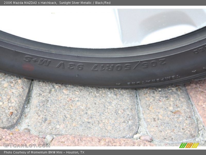 Sunlight Silver Metallic / Black/Red 2006 Mazda MAZDA3 s Hatchback