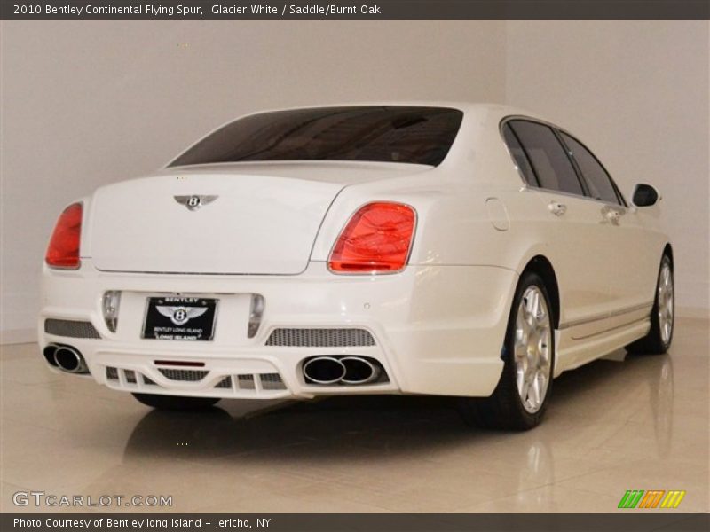 Glacier White / Saddle/Burnt Oak 2010 Bentley Continental Flying Spur