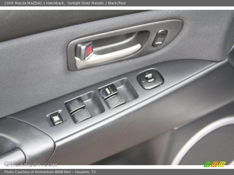 Sunlight Silver Metallic / Black/Red 2006 Mazda MAZDA3 s Hatchback