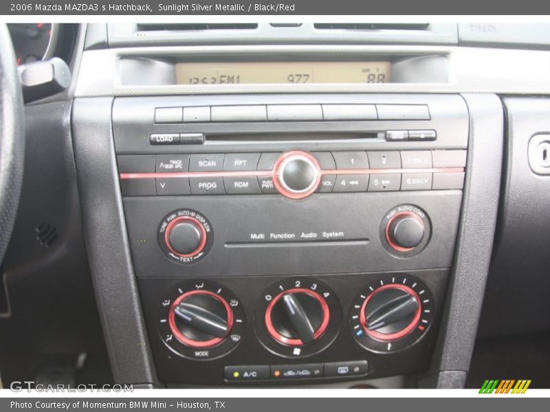 Sunlight Silver Metallic / Black/Red 2006 Mazda MAZDA3 s Hatchback