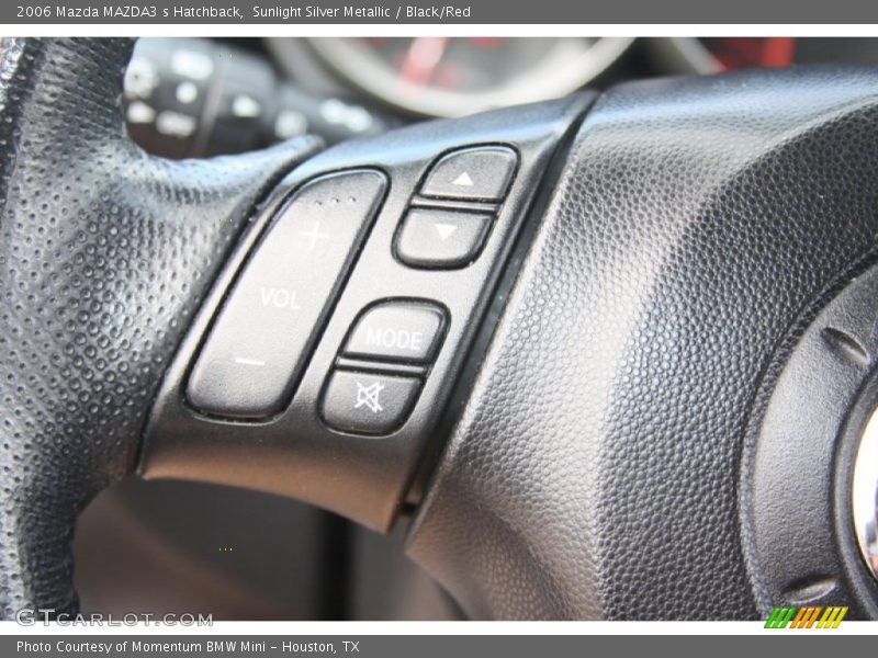 Sunlight Silver Metallic / Black/Red 2006 Mazda MAZDA3 s Hatchback