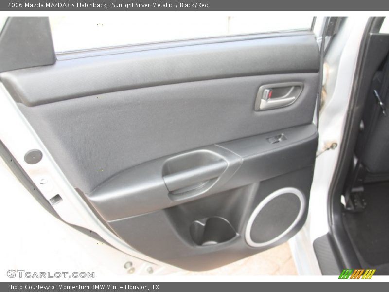 Sunlight Silver Metallic / Black/Red 2006 Mazda MAZDA3 s Hatchback