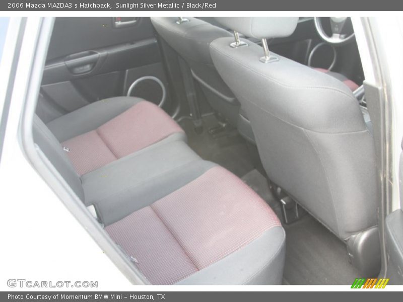 Sunlight Silver Metallic / Black/Red 2006 Mazda MAZDA3 s Hatchback