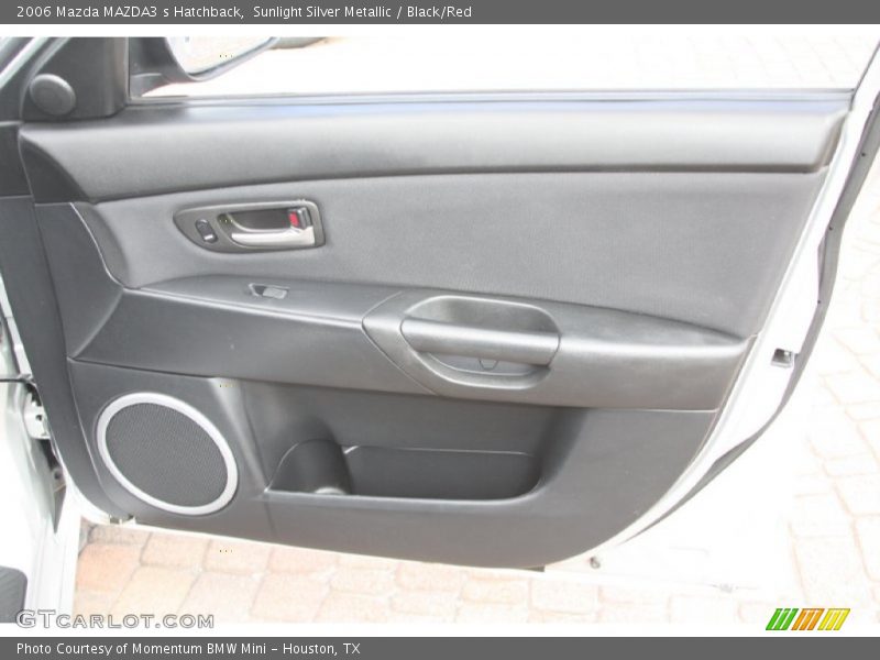 Sunlight Silver Metallic / Black/Red 2006 Mazda MAZDA3 s Hatchback