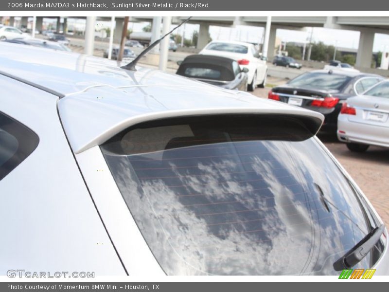 Sunlight Silver Metallic / Black/Red 2006 Mazda MAZDA3 s Hatchback