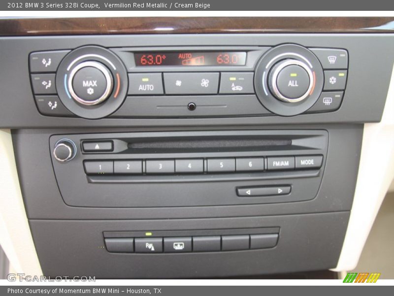 Controls of 2012 3 Series 328i Coupe