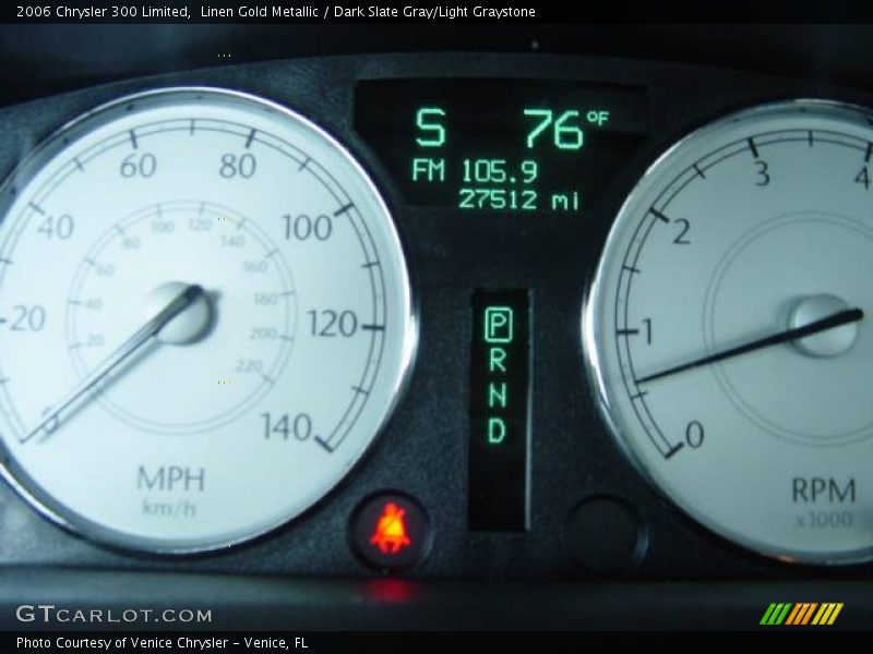Linen Gold Metallic / Dark Slate Gray/Light Graystone 2006 Chrysler 300 Limited