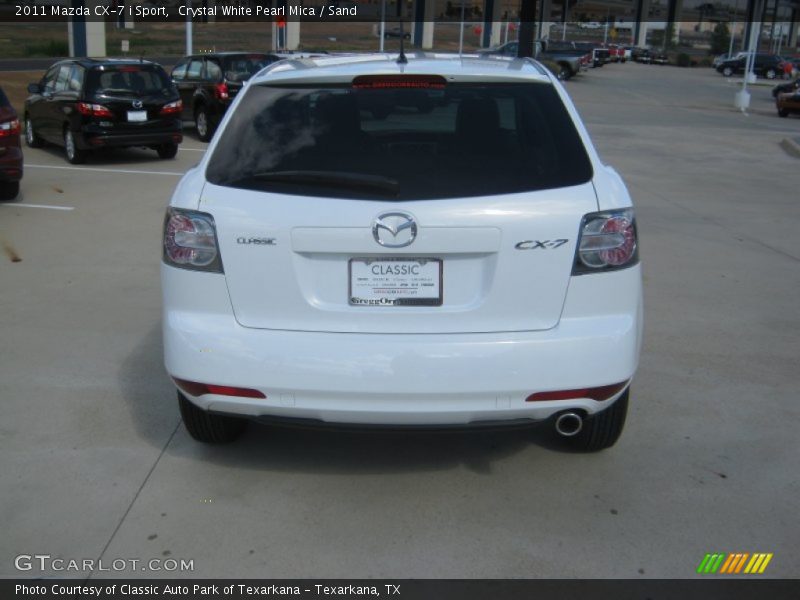 Crystal White Pearl Mica / Sand 2011 Mazda CX-7 i Sport
