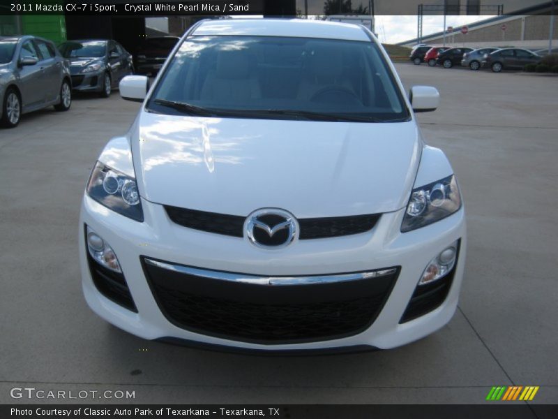 Crystal White Pearl Mica / Sand 2011 Mazda CX-7 i Sport